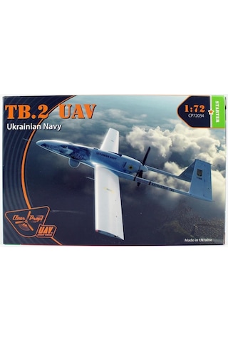 Clear Prop Models 72034 1/72 Ölçek, Tb.2 Uav Ukrayna Donanmas, Silahlı İnsansız Hava Aracı, Plastik Model Kiti-55951