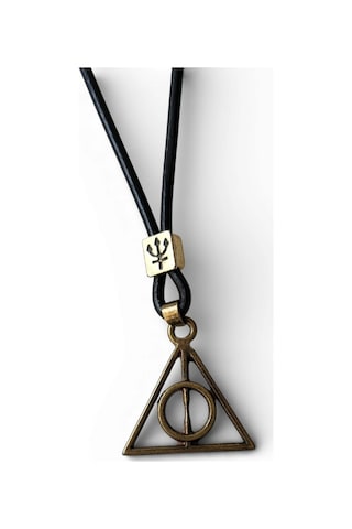 Ölüm Yadigarları Deathly Hallows Kolye Siyah