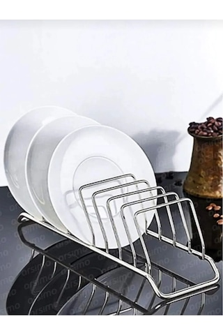 Magic Objects 9 Bölmeli Gümüş Tabaklık Düzenleyici - Bulaşıklık -fincan Altlığı Düzenleyici Gümüş Gri