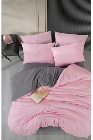 Loyal Home Çift Kişilik Nevresim Seti Çarşafsız - Pembe