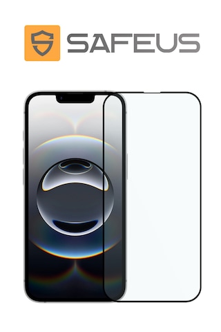Safeus Tam Kaplayan Parmak İzi Bırakmayan Safir Ekran Koruyucu Cam , Apple Uyumlu iPhone 16e İle