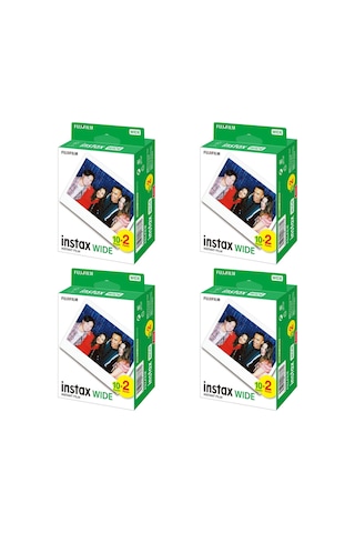 Instax Wide 20'li Film 4'lü Set 80 Poz