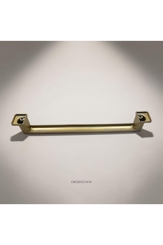 5 Adet Aysima Mat Altın Dolap Kulpu 160 Mm Metal Sağlam Yapı Modern Mobilya Kulpu Açık Kahverengi