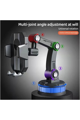 Büyük Vantuzlu Araç Telefon Tutucu Orta Konsol Telefon Tutucu