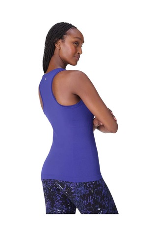 Sweaty Betty Sweaty Betty Athlete Seamless Workout Tank Kadın Mavi Tank Top 5523 Mavi