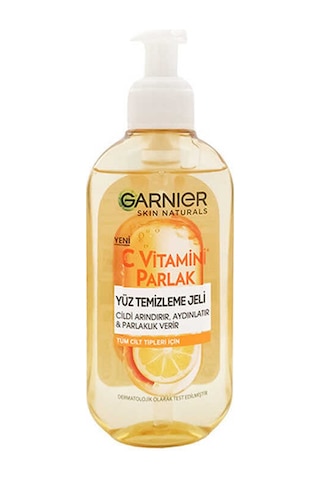 Garnier Skin Naturals C Vitamini Parlak Yüz Temizleme Jeli 200 ML Garnier Skin Naturals C Vitamini Parlak Yüz Temizleme Jeli 200 ML