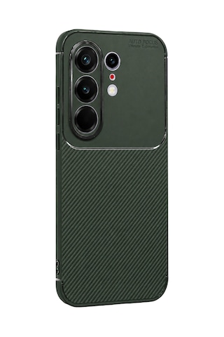 Newface - 754 - Tecno Camon 50 Pro 5g Auto Focus Karbon Kapak - - Csmo-tex - Koyu Yeşil