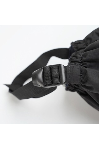 Aotu 1 Çift Su Geçirmez Çorap Oxford Kumaş Bacak Kapak Koruyucu Açık Yürüyüş Tırmanma Kayak İçin Siyah