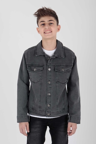Ahengim Erkek Çocuk Jean Ceket Günlük Modaya Uygun Ak22145123 001