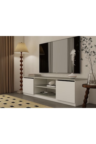 Bade Tv Ünitesi Külgri-beyaz Gri
