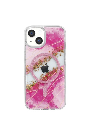 Lotus Simli Magsafe İphone 11 Pembe