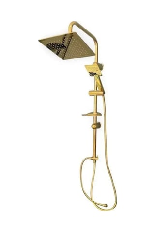5 Li Sürgülü Robot Duş Takımı Gold Krom