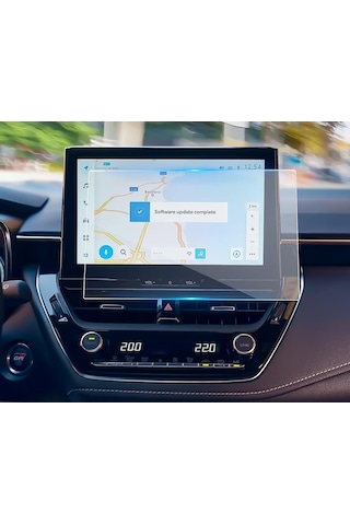 Toyota Corolla Uyumlu Cross 10.5 İnç Navigasyon 9h Nano Ekran Koruma