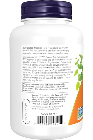 Now Foods Egcg Green Tea Ex.tract 400 Mg 180 Veg Capsules Usa Menşeii Dmmedicinden