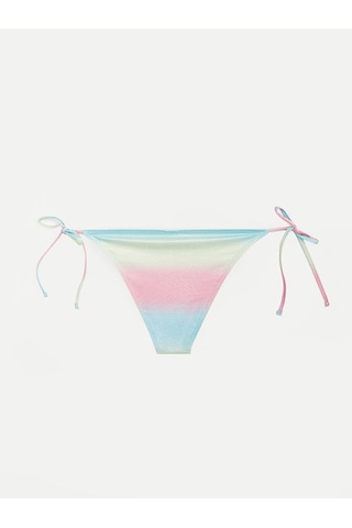 Lcw Dream Karışık Desenli Parlak Görünümlü Kadın Bikini Alt Çok Renkli