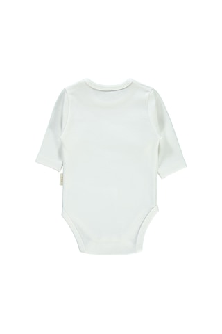 Civil Baby Bebek Organik Çıtçıtlı Badi 0-18 Ay Ekru 14330R020SS1-2 Ekru