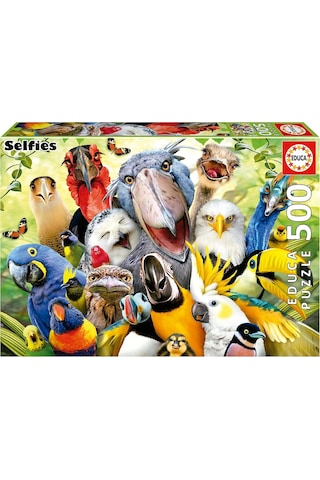 Educa 500 Parça Kuş Selfiesi Puzzle - Watch The Birdie - 19622