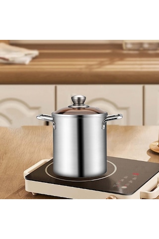 Suntek Kapaklı Kabak Pie Patates Kızartması Için Kapakla