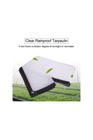 Monyee 2 3m Pvc Transparent Bahçe Bitki Koruyucu Filmi - Isı Saklama, Yağmur Engelleme, Kış Soğuktan Koruma