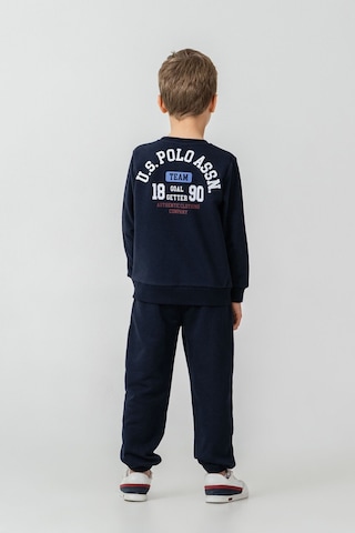 U.S. Polo Assn. Erkek Çocuk Baskılı Lacivert Uzun Kol Eşofman Takımı Us2633-c-v1 Us2633-c-v1