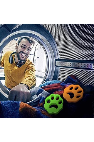 Dianziye Kedi Köpek Ve Tüylü Evcil Hayvanlar İçin Sürekli Kullanıma Uygun Tüy Temizleyici Pu Mat Yeşil, Sarı Ve Özel Renkler Turuncu - Yeşil