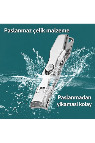 Kalın Ve Sert Tırnaklar İçin Tırnak Makası Seti Geniş Ağızlı, Paslanmaz Çelik, Kutulu