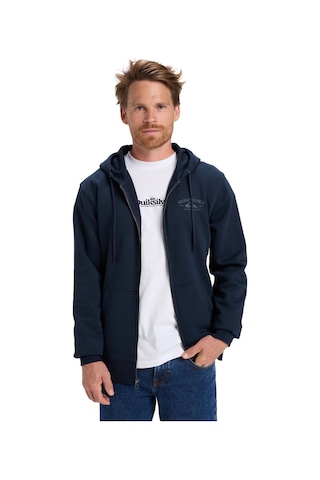 Quiksilver Zıp Hood Chest Logo Lacivert Erkek Sweatshirt 000000000102254317 Lacivert
