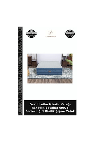 Özel Üretim Misafir Yatağı Rahatlık Seyahat 69075 Fortech Çift Kişilik Şişme Yatak Diğer