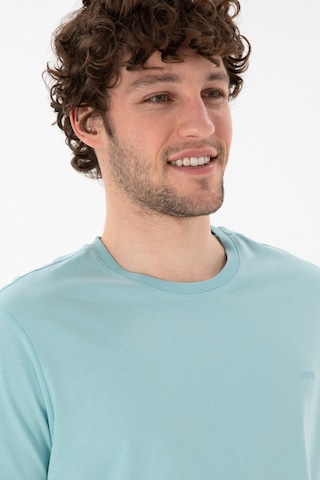 U.S. Polo Assn. Erkek Regular Fit Bisiklet Yaka Aqua Basic Tişört 50305928-VR007