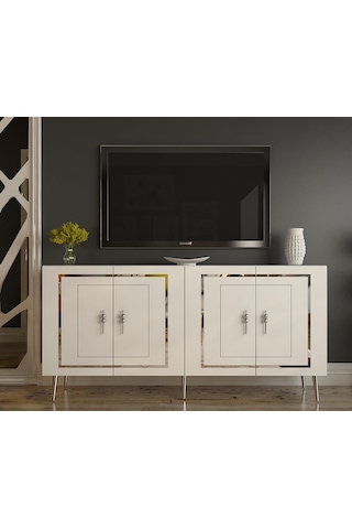 Pıeroct Kb150 Konsol Beyaz-gümüş