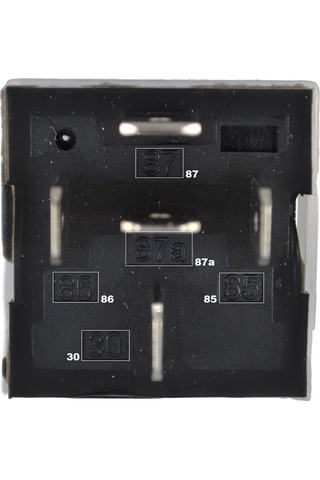 24V 40A 5 Fişli Ledli Dirençli Şeffaf Mini Röle