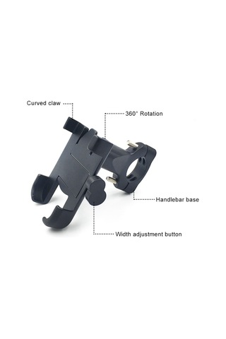 Motosiklet Gidon Alüminyum Alaşımlı Telefon Braketi, 60-100mm 001