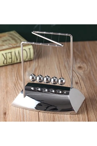 Metal Balans Denge Topları Gümüş