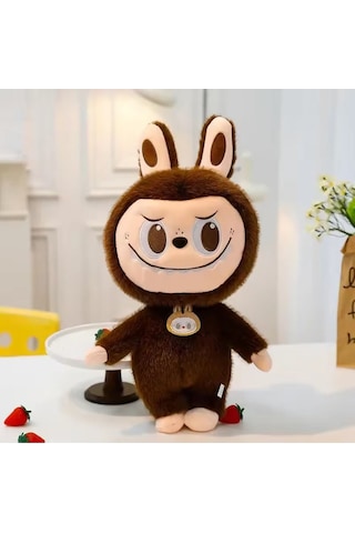 Kahverengi Dragon Labubu Peluş Oyuncak Kuyruklu Seri Labubu Peluş Oyuncak