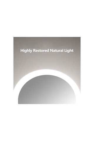 Lemestar Katlanır Çift Taraflı Led Aydınlatmalı Makyaj Aynası, 10x Büyütmeli Taşınabilir Masaj Aynası, Usb Şarjlı Beyaz