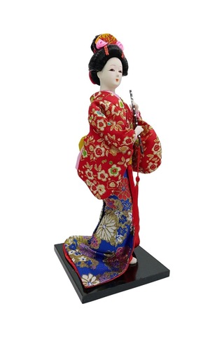 Japon Kimonolu Geyşa Bebek Kabuki Biblo 30 Cm No.11 Anime