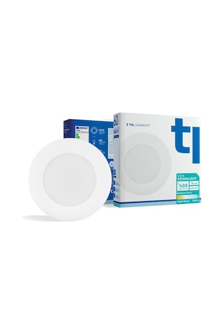 Redeem C12W Downlight, Titreşimsiz, Göz Konforu, 763 Lümen, Soğuk Beyaz, 6500 Kelvin Beyaz
