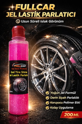 Fullcar Jel Lastik Parlatıcı 200 Ml