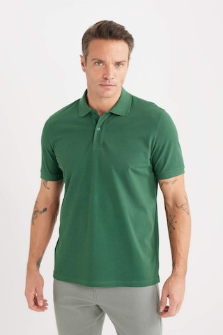 DeFacto %100 Pamuk Regular Fit Polo Yaka Kısa Kollu Basic Düz Pike Kumaş Tişört C1293AX25SPGN750