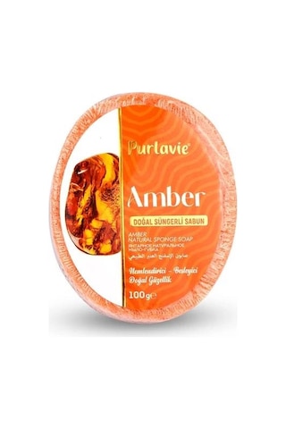 Purlavie Süngerli Amber Sabunu 100 G Purlavie Süngerli Amber Sabunu 100 G
