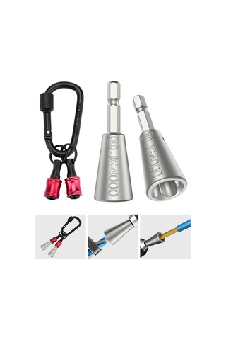 Hangfox Alüminyum Anahtar Zinciri Uzatma Çubuğu 500g Taşıma + Tel Sarma Aracı Seti 2 Adet - Profesyonel Elektrik Ve Tamir İşleri