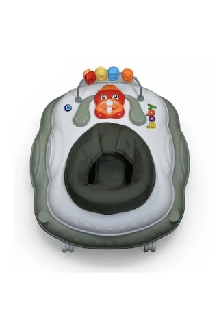 Boby Müzikli Oyuncaklı Kademeli Yürüteç Çocuk Yürüteci Yeşil