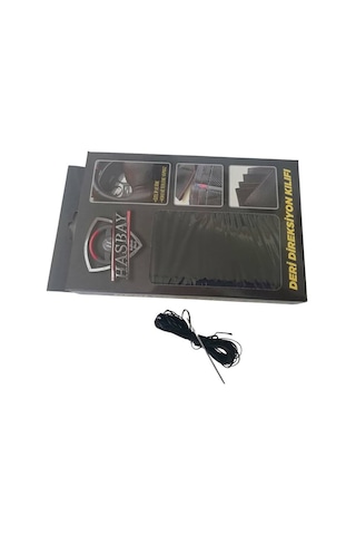 Dikişli Direksiyon Kılıfı Siyah Deri Siyah Dikişli F.or.d Focus / Connect Bu Direksiyon İçin Siyah