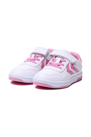 Hummel Oil Mono Çocuk Beyaz - Pembe Sneaker Çok Renkli