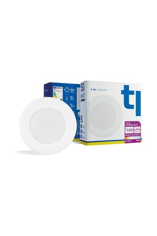 Redeem Plus C10w Downlight, Titreşimsiz, Göz Konforu, 657 Lümen, Ilık Beyaz, 3000 Kelvin