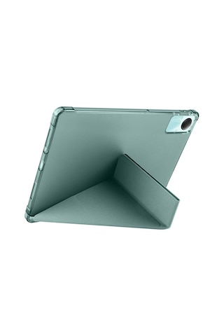 Xiaomi Redmi Pad Se Uyumlu Kalem Bölmeli Standlı Kılıf + Ekran Koruyucu + Kalem 3'lü Set Kılıf