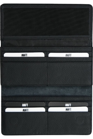 Mft Leather Hakiki Deri El Portföyü Cüzdan Hilton 8926 Flother Mat Siyah