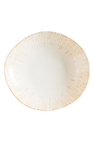 Iris Mustard Vago 6 Adet 26 Cm 1000 Cc Porselen Çukur Tabak