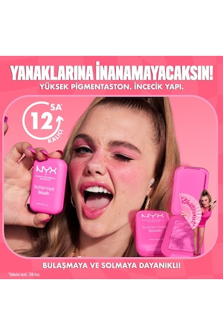 Nyx Buttermelt Blush Kremsi Pudra Allık - 08 Getting Butta 08