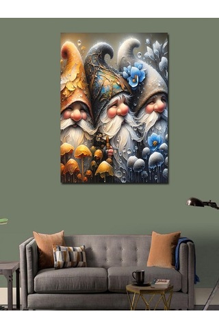 Kanvas Tablo Sevimli Cüceler 50cmx70cm